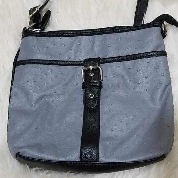 Treviso Faux Leather Textured Crossbody Purse - Picture 2 of 6